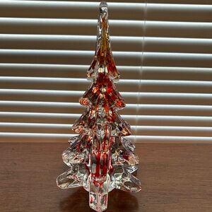 Elegant Glass Christmas Tree Decor